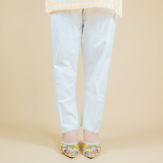 PURE COTTON ROUND BOTTOM PANT TROUSER