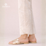 Soft Cotton Round Cut Straight Trouser | Ladies Summer Pants For Casual and Party Wears