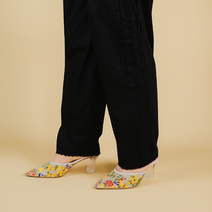 STRIPPED COTTON TROUSER