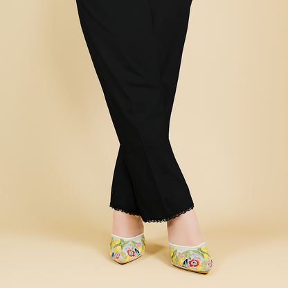 PURE COTTON ROUND BOTTOM PANT TROUSER