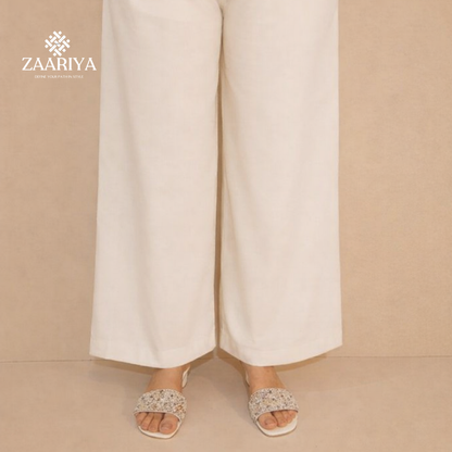 Soft Cotton Women Palazzo Pants Pakistan | Comfortable Summer Trouser for Ladies