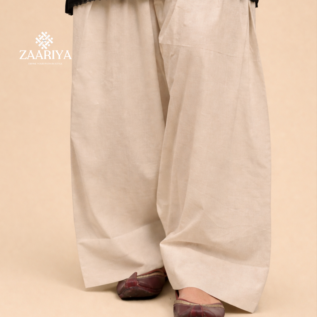 Mutipack Farshi Cotton Shalwar for Women – Premium Pakistani Loose Pants | Comfortable Summer Ethnic Wear