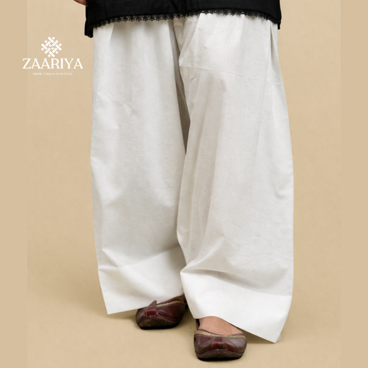 Mutipack Farshi Cotton Shalwar for Women – Premium Pakistani Loose Pants | Comfortable Summer Ethnic Wear