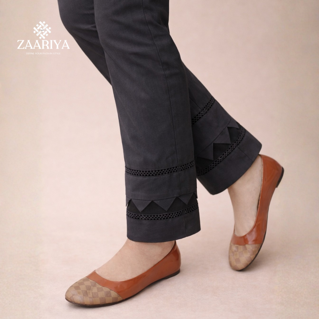 Soft Cotton Organza Trousers For Women